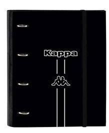 Carpeta de anillas Kappa Dark Negro 27 x 32 x 3.5 cm