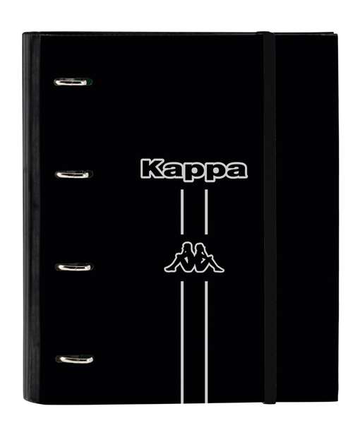 Carpeta de anillas Kappa Dark Negro 27 x 32 x 3.5 cm