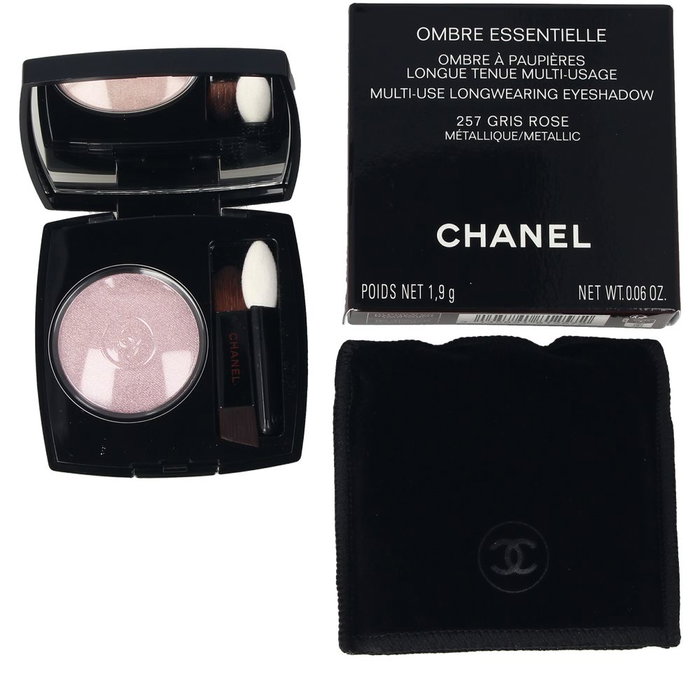 Chanel Ombre Essentielle #257-Gris Rose 1,9 gr - Sombra de Ojos con Textura en Polvo de Nylon, Acabado Mate, Satinado o Irisado
