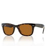 Rayban RB4105 710 Gafas de Sol Plegables Clásicas para Hombre y Mujer, Montura Havana, Lentes Marrón, Calibre 50 mm