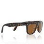 Rayban RB4105 710 Gafas de Sol Plegables Clásicas para Hombre y Mujer, Montura Havana, Lentes Marrón, Calibre 50 mm