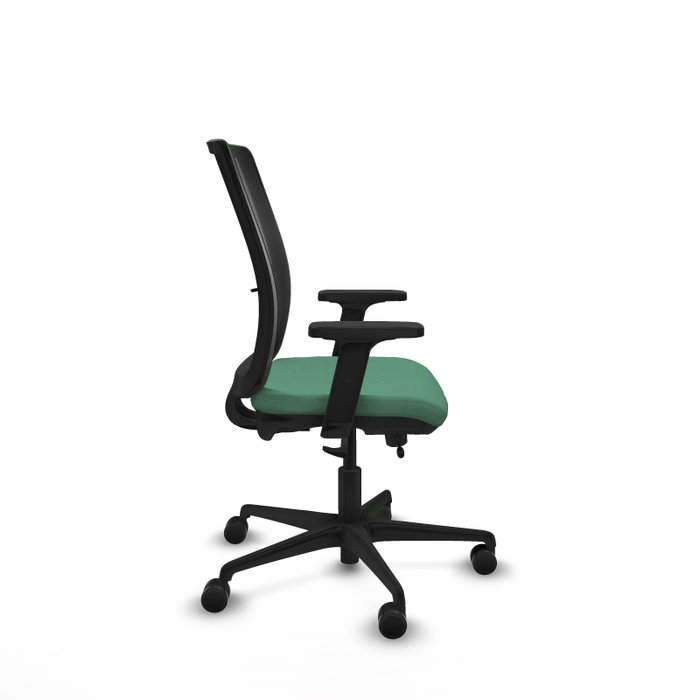 PIQUERAS Y CRESPO Silla de oficina Haches Verde esmeralda y Negro