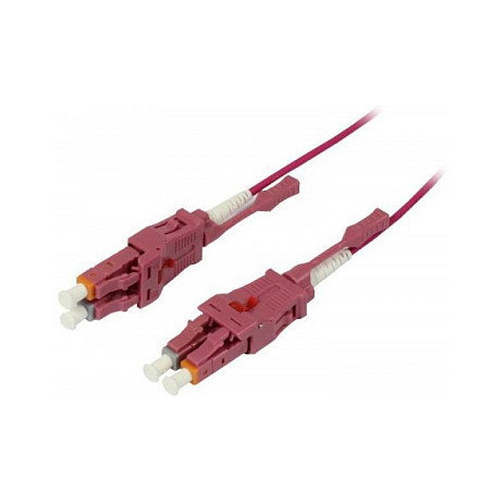 Synergy21 Cable de parcheo de fibra óptica LC-LC OM4 de 3 metros Synergy21 Cable de parcheo de fibra óptica LC-LC OM4 de 3 metros