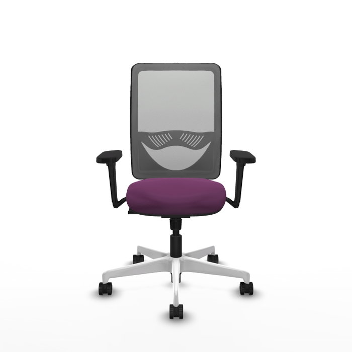 PIQUERAS Y CRESPO Silla de oficina Zulema con mecanismo Sincro, Morado y Gris PIQUERAS Y CRESPO Silla de oficina Zulema con mecanismo Sincro, Morado y Gris