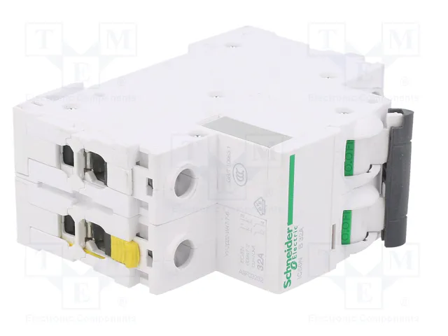 SCHNEIDER ELECTRIC ACTI9 MCB 2 Polos 32A Curva B 400VAC