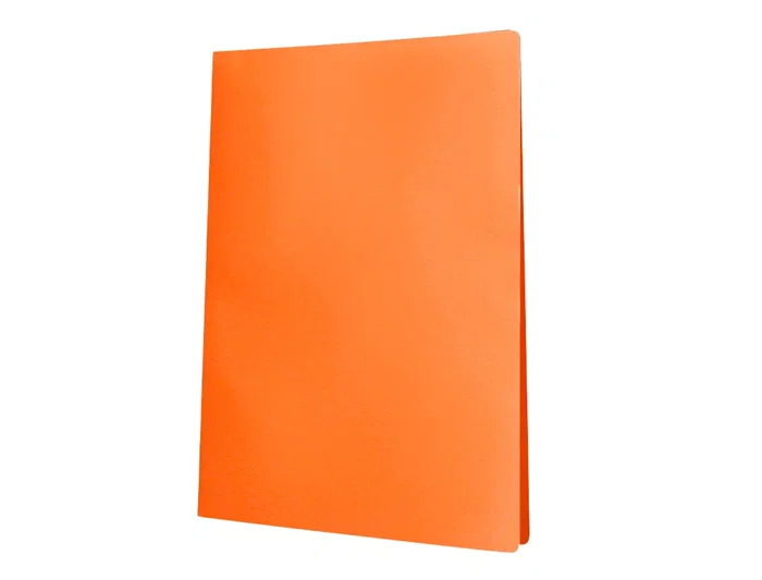Liderpapel Carpeta Escaparate 40 Fundas Polipropileno DIN A4 Naranja Fluor Opaco