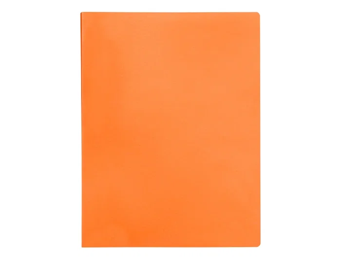 Liderpapel Carpeta Escaparate 40 Fundas Polipropileno DIN A4 Naranja Fluor Opaco