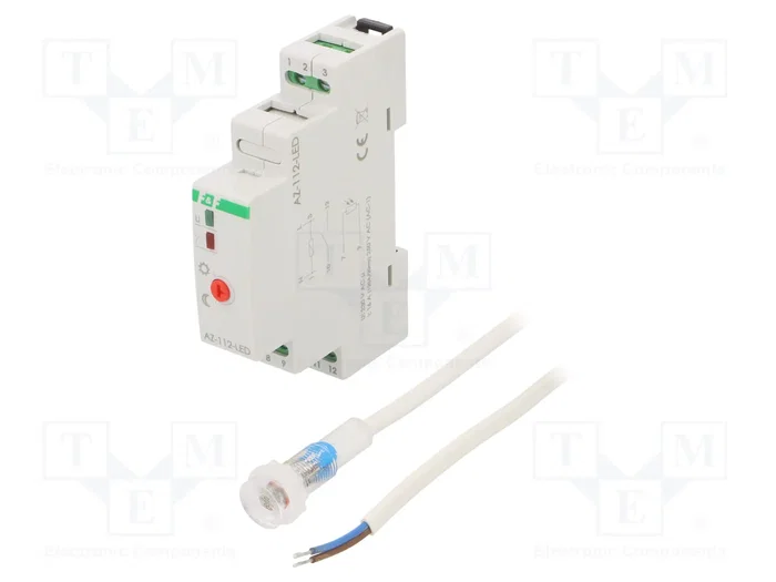 F&F AZ-112-LED Interruptor de crepúsculo para raíl DIN 230VAC 16A F&F AZ-112-LED Interruptor de crepúsculo para raíl DIN 230VAC 16A