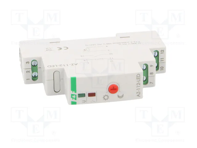 F&F AZ-112-LED Interruptor de crepúsculo para raíl DIN 230VAC 16A F&F AZ-112-LED Interruptor de crepúsculo para raíl DIN 230VAC 16A