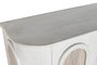 DKD Home Decor Aparador de Mango y Metal Blanco
