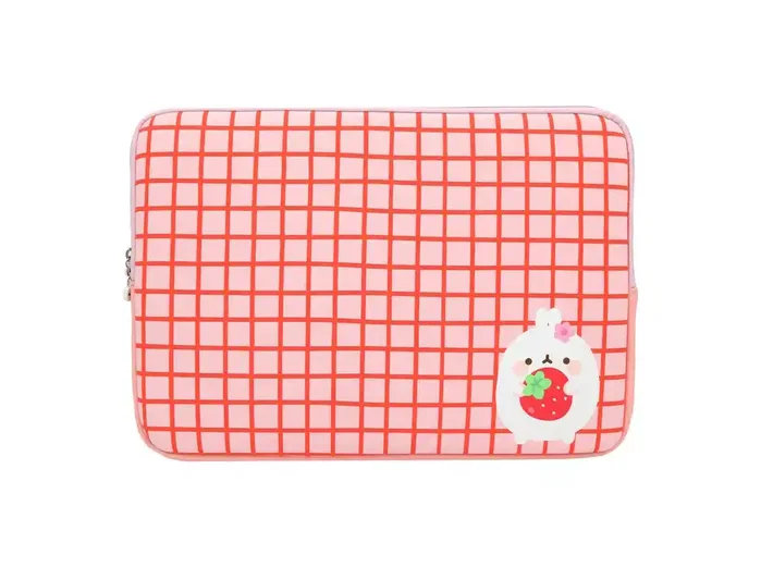 Wondee Funda para portátil 12/ Molang pink Wondee Funda para portátil 12/ Molang pink