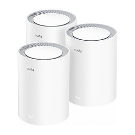 Cudy AX3000 Wi-Fi 6 Mesh Solution 3-Pack Sistema de Malla para Amplia Cobertura