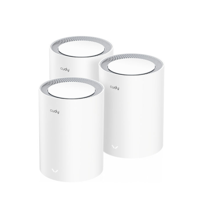 Cudy AX3000 Wi-Fi 6 Mesh 2.5G Solution Pack de 3 Cudy AX3000 Wi-Fi 6 Mesh 2.5G Solution Pack de 3