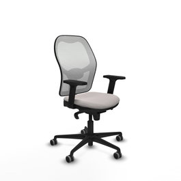 PIQUERAS Y CRESPO Silla de oficina Jorquera en Similpiel Blanco
