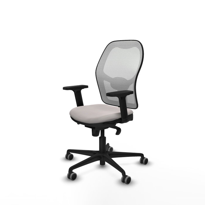 PIQUERAS Y CRESPO Silla de oficina Jorquera en Similpiel Blanco