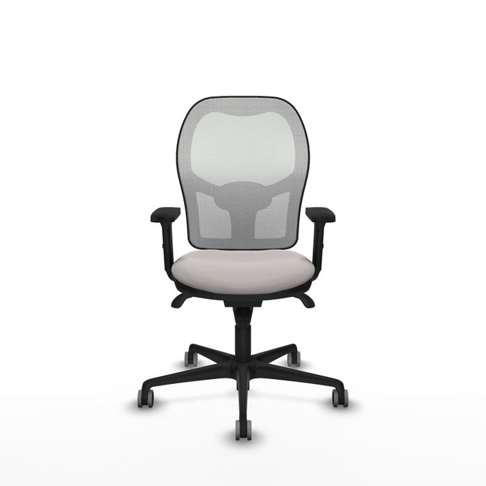 PIQUERAS Y CRESPO Silla de oficina Jorquera en Similpiel Blanco