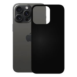 PEDEA 50160977 Funda Soft TPU Protectora para Apple iPhone 15 Pro - Negro