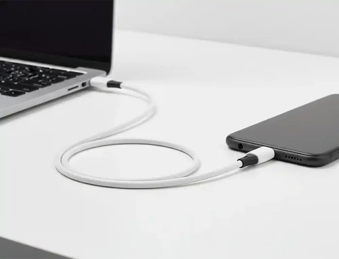 Q-connect Cable USB-C a USB-C PVC 2m Blanco Q-connect Cable USB-C a USB-C PVC 2m Blanco