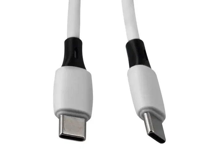 Q-connect Cable USB-C a USB-C PVC 2m Blanco Q-connect Cable USB-C a USB-C PVC 2m Blanco