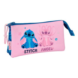 Safta Portatodo Triple Disney Stitch Angel & Stitch