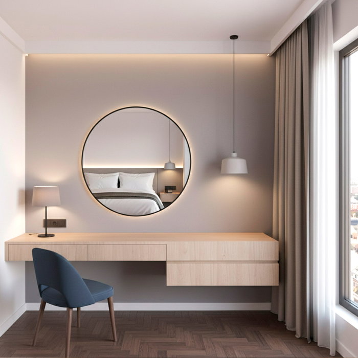 MAX HOME Espejo de pared de metal