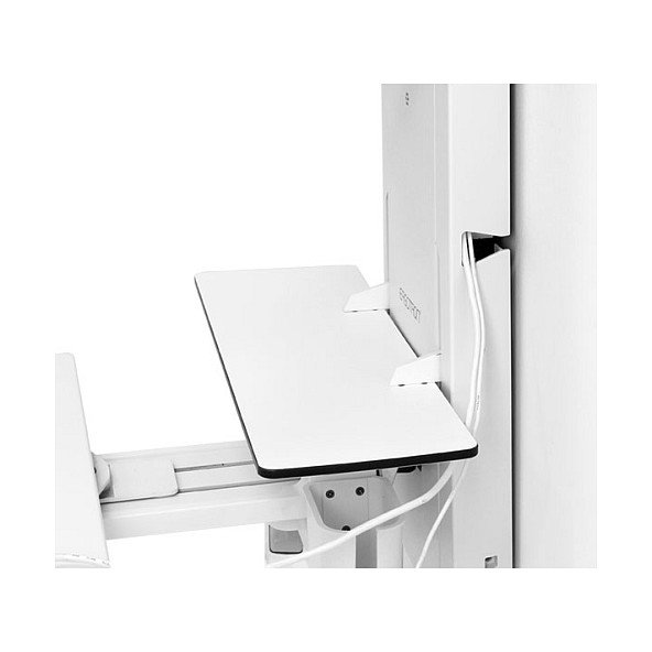 Ergotron StyleView 61-080-062 Soportes de Monitor Vertical Sit-Stand para Pared, Blanco, 61 cm (24 pulgadas), 15 kg, 100x100/75x75 mm VESA