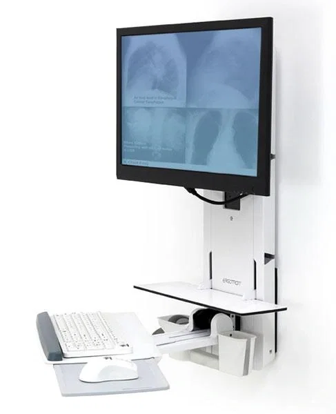 Ergotron 61-080-062 Soporte de Pared para Monitor Blanco