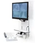 Ergotron 61-080-062 Soporte de Pared para Monitor Blanco