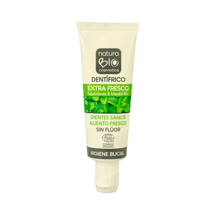 NATURABIO Dentífrico Extra Fresco Equinácea-Menta Bio Sin Flúor NATURABIO Dentífrico Extra Fresco Equinácea-Menta Bio Sin Flúor