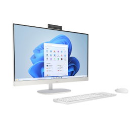 HP All-in-One 27-cr0090ns Intel Core i5, 16 GB RAM, 512 GB SSD, 27 Pulgadas FHD, Blanco caracola