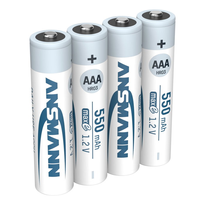 Ansmann maxE Pilas recargables Micro AAA 550 mAh (Pack de 4)