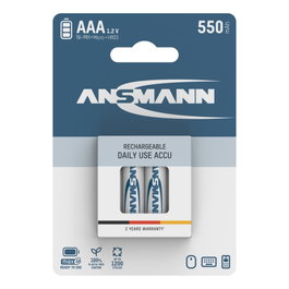 Ansmann maxE Pilas recargables Micro AAA 550 mAh (Pack de 4)