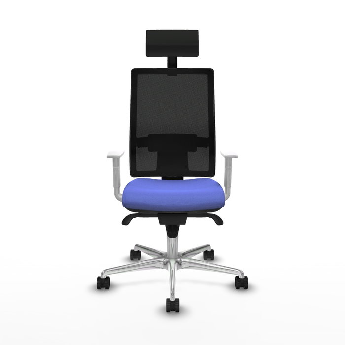 PIQUERAS Y CRESPO Silla de oficina Horna con mecanismo Sincro, Azul claro y Negro PIQUERAS Y CRESPO Silla de oficina Horna con mecanismo Sincro, Azul claro y Negro