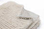 DKD Home Decor Manta Sofa Urban Alaska 2c24 Crudo (2 Unidades) 170 x 130 cm