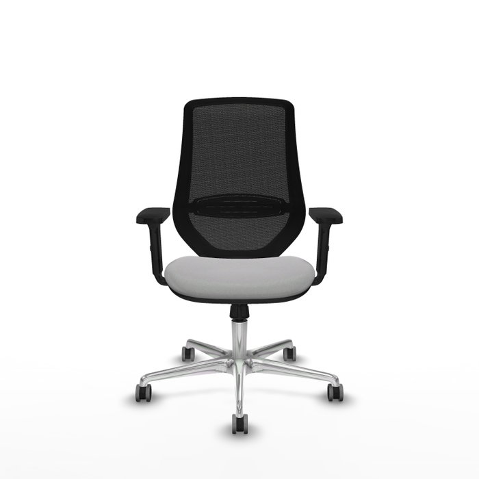 PIQUERAS Y CRESPO Silla de oficina Mardos con mecanismo Sincro, Gris claro y Negro PIQUERAS Y CRESPO Silla de oficina Mardos con mecanismo Sincro, Gris claro y Negro