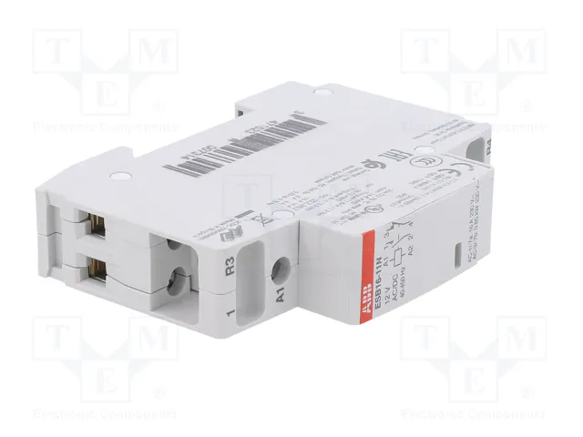 ABB ESB Contactor 2-polar de instalación 16A 12VAC/12VDC NC+NA