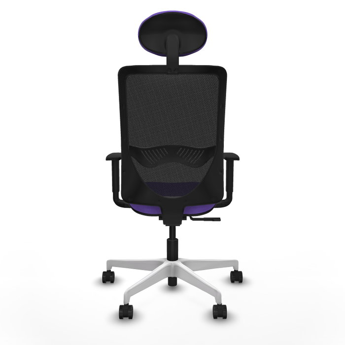 PIQUERAS Y CRESPO Silla de oficina Zulema con mecanismo Sincro, Lila y Negro PIQUERAS Y CRESPO Silla de oficina Zulema con mecanismo Sincro, Lila y Negro