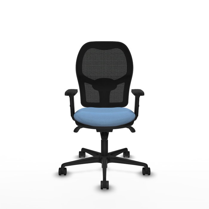 PIQUERAS Y CRESPO Silla de oficina Jorquera, Sincro, Azul cielo y Negro PIQUERAS Y CRESPO Silla de oficina Jorquera, Sincro, Azul cielo y Negro