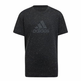Camiseta de Manga Corta Infantil Adidas Negro