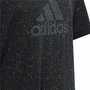 Camiseta de Manga Corta Infantil Adidas Negro