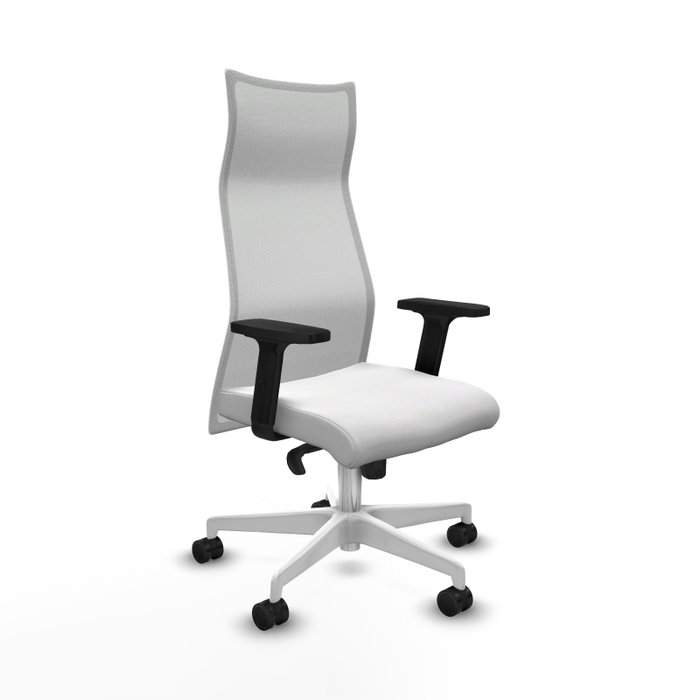 PIQUERAS Y CRESPO Sillón Albacete Blanco con Mecanismo Sincro PIQUERAS Y CRESPO Sillón Albacete Blanco con Mecanismo Sincro
