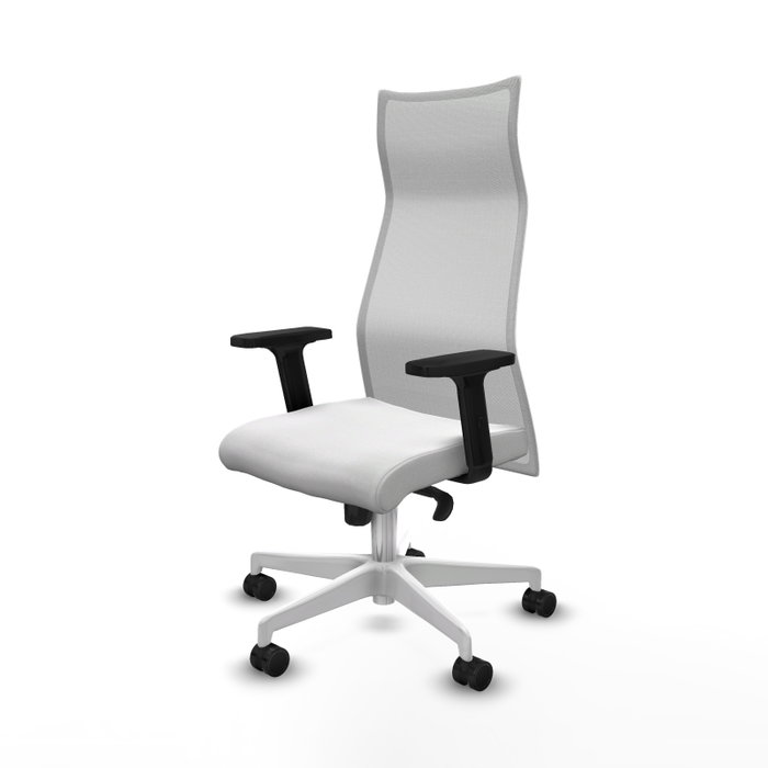 PIQUERAS Y CRESPO Sillón Albacete Blanco con Mecanismo Sincro PIQUERAS Y CRESPO Sillón Albacete Blanco con Mecanismo Sincro