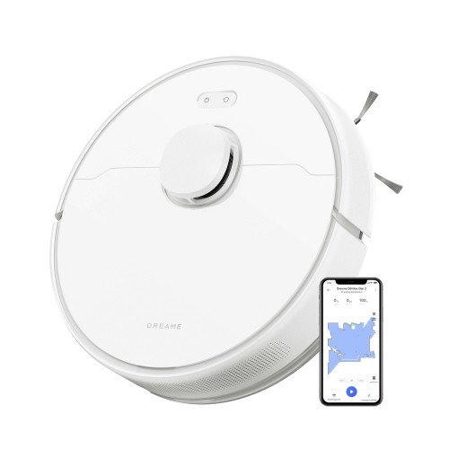 Dreame D9 Max Gen 2 Robot Aspirador con Bolsa para el Polvo Blanco, 0,57 L de Capacidad