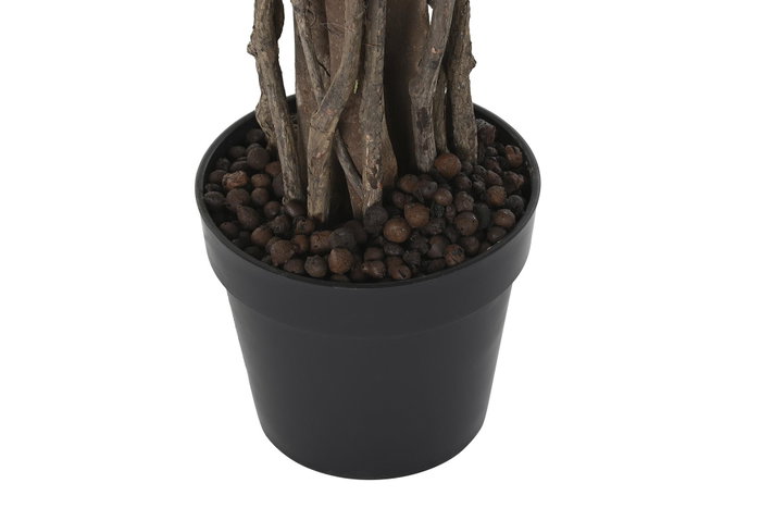 DKD Home Decor Planta Artificial Ficus 2, 70 x 191 x 70 cm, Verde y Marrón, Set de 2 Unidades