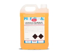 Zorka Lavavajillas manual concentrado limón amarillo garrafa 5 litros