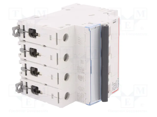 LEGRAND S300 DX Interruptor magnetotérmico 4 polos 32A Curva C