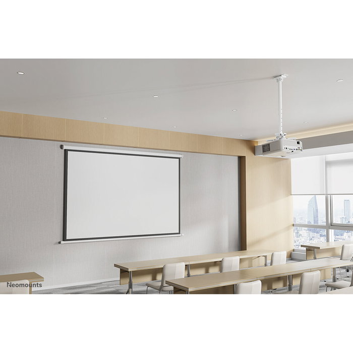 Neomounts Soporte de Techo para Proyector 35kg 60.5-90.5cm Blanco