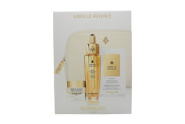 Guerlain Abeille Royale Gift Set: Day Cream 7ml - Oil In Water Serum 30ml - Renew Repair Serum 7 x 0.6g + Case