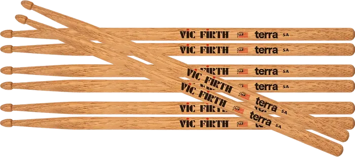 Vic Firth Baquetas American Classic Terra X5A (Pack 4) Nogal Americano