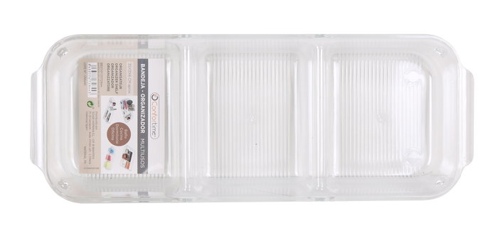 Confortime Bandeja Organizador PS 35 cm x 13 cm x 6 cm Color (12 Unidades)